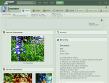 Tablet Screenshot of emunator.deviantart.com