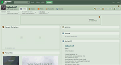 Desktop Screenshot of bigbadwolf.deviantart.com
