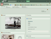 Tablet Screenshot of holyanna.deviantart.com