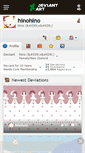 Mobile Screenshot of hinohino.deviantart.com