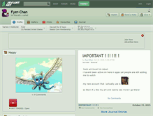 Tablet Screenshot of fyer-chan.deviantart.com