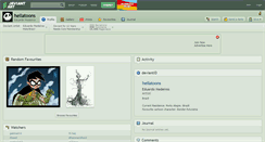 Desktop Screenshot of hellatoons.deviantart.com