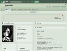 Tablet Screenshot of kcorb-nhoj.deviantart.com