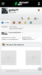 Mobile Screenshot of gzilla77.deviantart.com