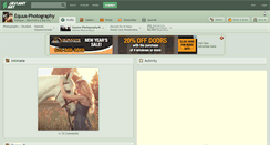 Desktop Screenshot of equus-photography.deviantart.com