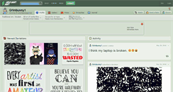 Desktop Screenshot of grimbunny1.deviantart.com