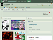 Tablet Screenshot of die-andere-welt.deviantart.com