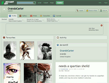 Tablet Screenshot of ovandocarter.deviantart.com