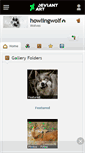 Mobile Screenshot of howlingwolf.deviantart.com