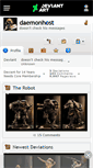 Mobile Screenshot of daemonhost.deviantart.com