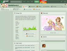 Tablet Screenshot of hetaliahaven.deviantart.com