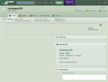 Tablet Screenshot of minaraye439.deviantart.com