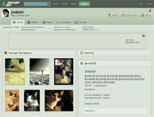 Tablet Screenshot of joldeski.deviantart.com