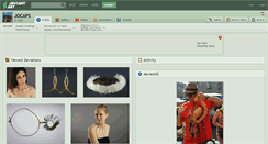 Desktop Screenshot of jocaps.deviantart.com