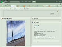 Tablet Screenshot of comicat.deviantart.com
