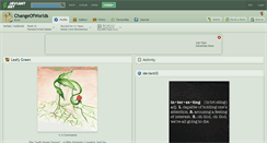 Desktop Screenshot of changeofworlds.deviantart.com