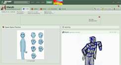Desktop Screenshot of hilaryth.deviantart.com