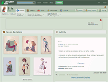 Tablet Screenshot of e11a.deviantart.com