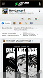 Mobile Screenshot of holylancer9.deviantart.com