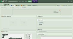Desktop Screenshot of lxgiwyl.deviantart.com