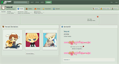 Desktop Screenshot of keycat.deviantart.com