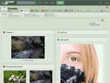 Tablet Screenshot of emmlee.deviantart.com