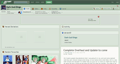 Desktop Screenshot of dark-god-dingo.deviantart.com