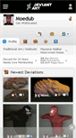 Mobile Screenshot of moedub.deviantart.com