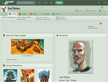 Tablet Screenshot of daztibbles.deviantart.com