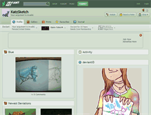 Tablet Screenshot of katzsketch.deviantart.com