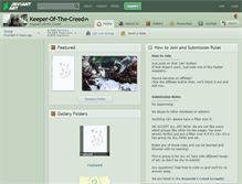 Tablet Screenshot of keeper-of-the-creed.deviantart.com