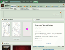 Tablet Screenshot of laykinx.deviantart.com