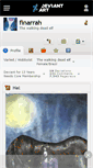 Mobile Screenshot of finarrah.deviantart.com
