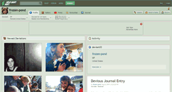 Desktop Screenshot of frozen-pond.deviantart.com