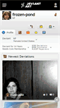 Mobile Screenshot of frozen-pond.deviantart.com