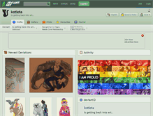 Tablet Screenshot of kotleta.deviantart.com