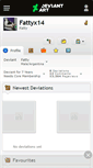 Mobile Screenshot of fattyx14.deviantart.com