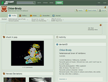 Tablet Screenshot of chloe-brody.deviantart.com