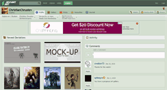 Desktop Screenshot of christianchrustev.deviantart.com