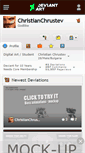Mobile Screenshot of christianchrustev.deviantart.com