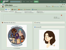 Tablet Screenshot of little-mana.deviantart.com
