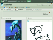 Tablet Screenshot of meganbednarz.deviantart.com