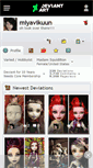 Mobile Screenshot of miyavikuun.deviantart.com