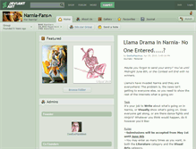 Tablet Screenshot of narnia-fans.deviantart.com
