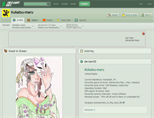 Tablet Screenshot of kokatsu-maru.deviantart.com