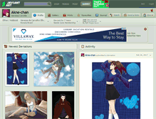 Tablet Screenshot of akne-chan.deviantart.com