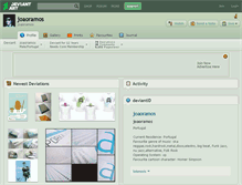 Tablet Screenshot of joaoramos.deviantart.com
