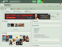 Tablet Screenshot of aleman31.deviantart.com