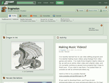 Tablet Screenshot of frogmelon.deviantart.com