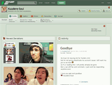 Tablet Screenshot of kuudere-soul.deviantart.com